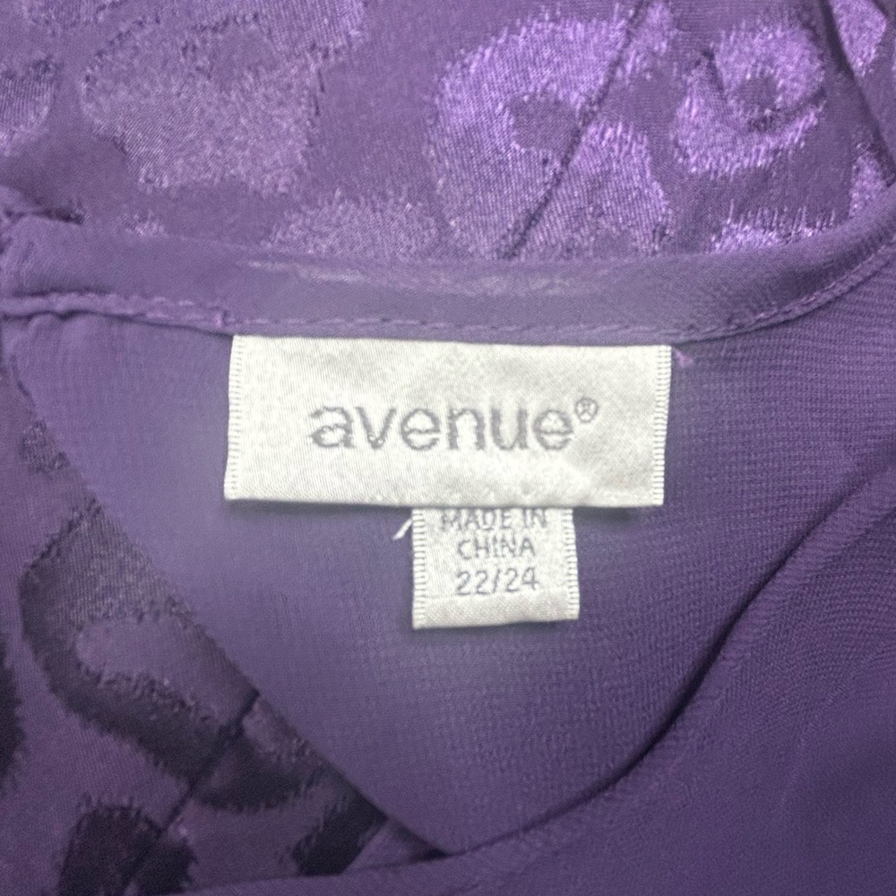 NEW Avenue Evening Dress 22/24 Purple Whimsagoth Fairy Flowy Feminine - Picture 8 of 10